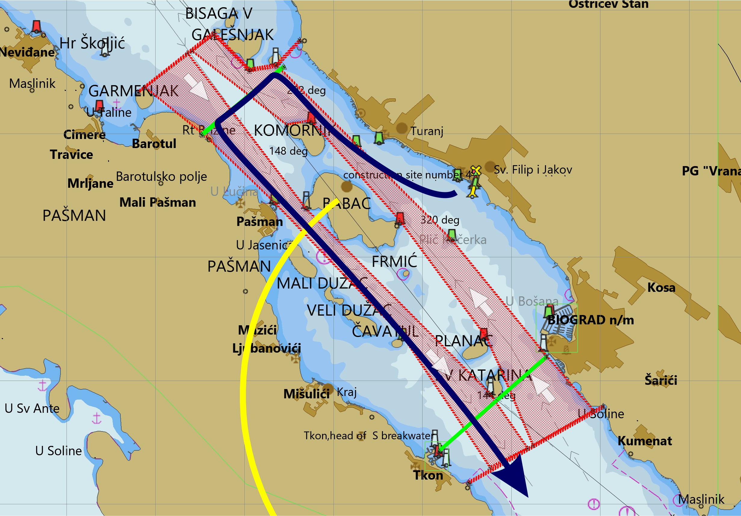 Wyjscie_z_sv_filip_i_jakov_na_poludnie_Adriatyku