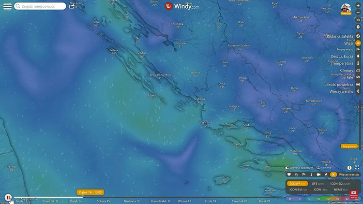 Meteo na Adriatyku - kurs on-line