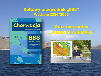 Przewodnik po Adriatyku 888 portów i zatok oraz kurs on-line "Meteo na Adriatyku"