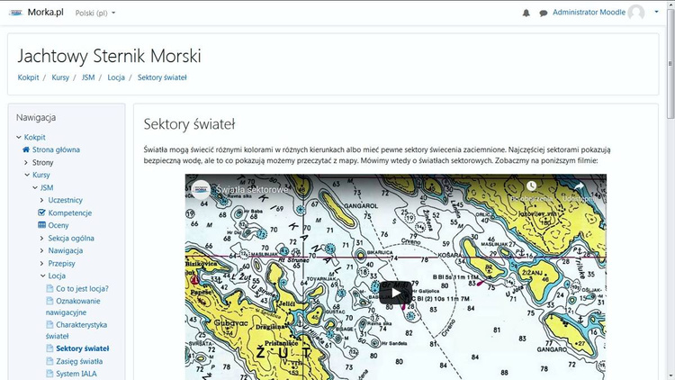 Jachtowy Sternik Morski - kurs on-line